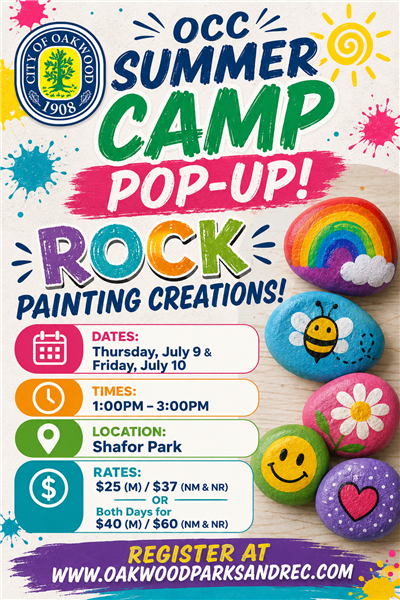 Rock Painting Flyer